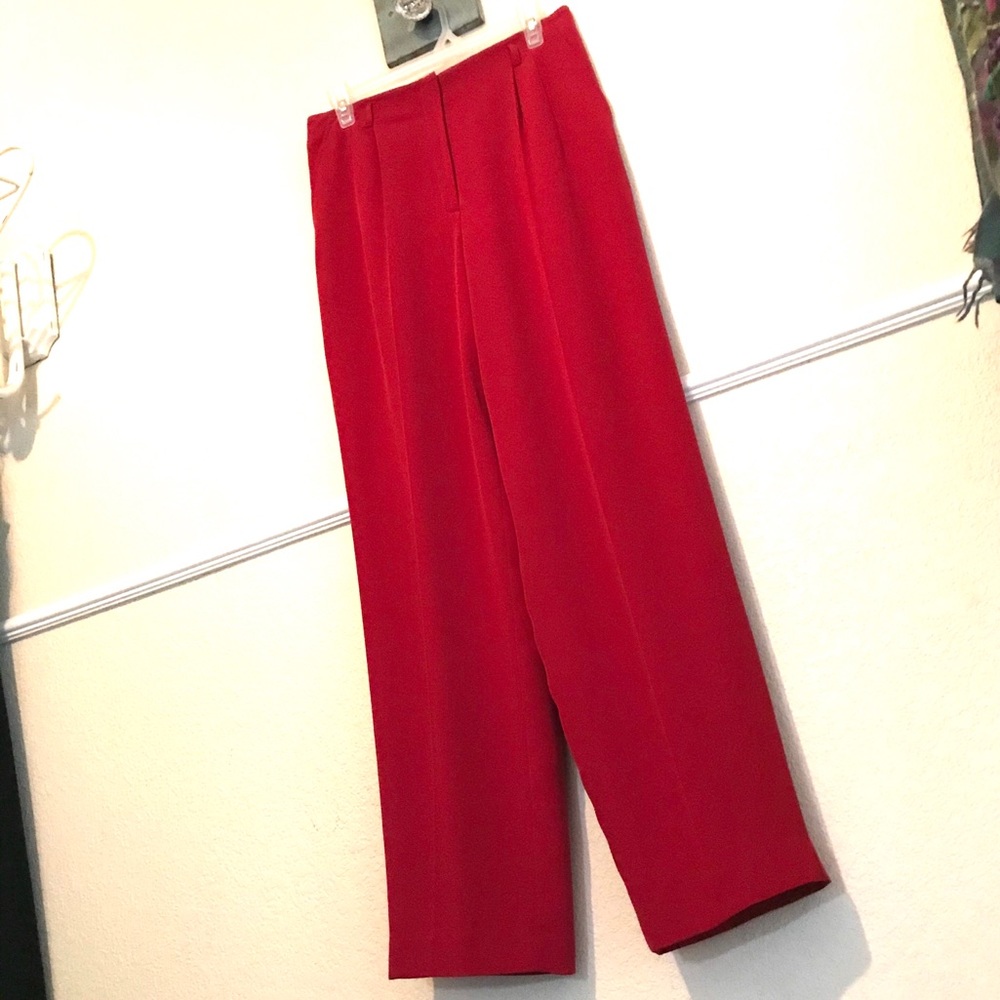 RED ALERT - AWESOME TALBOTS RED PANTS